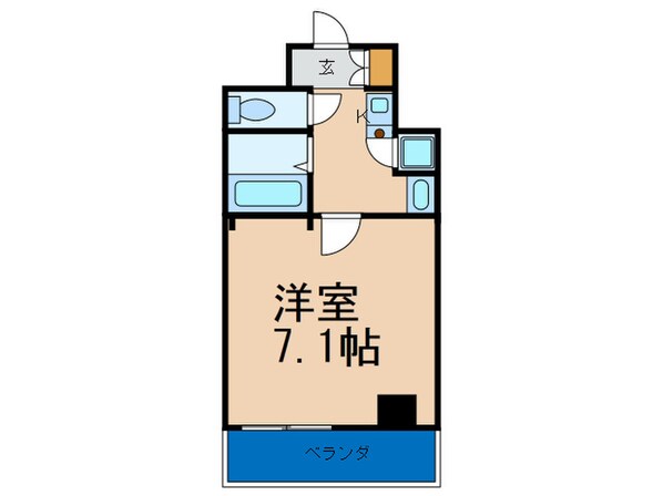 Mebiusu TsukudaResidenceの物件間取画像